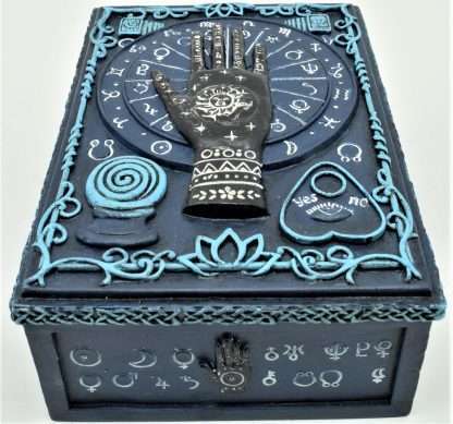 Blue Palmistry Box
