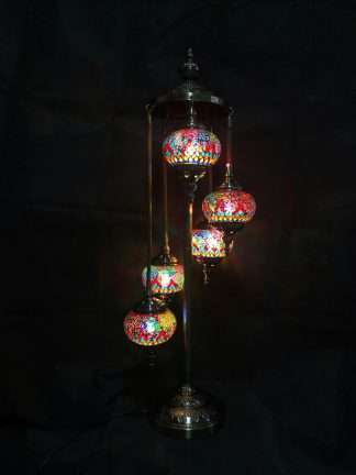 Turkish Mosaic Lamp 5 Tier