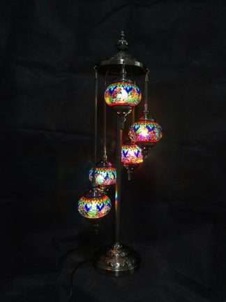 Turkish Mosaic Lamp 5 Tier
