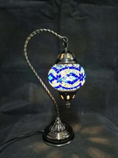 Turkish Mosaic Lamp- Swan Neck Multicolour