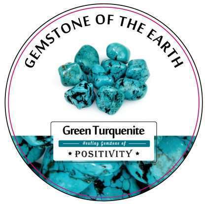 Tumbled stone - Green Turquenite 0.5Kg Box - Image 2