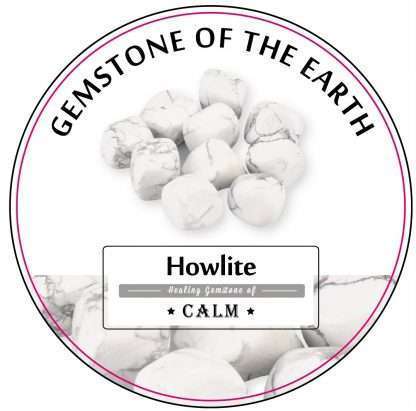 Tumbled stone - White Howlite 0.5Kg Box