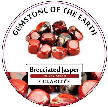 Tumbled stone - Brecciated Jasper 0.5Kg Box