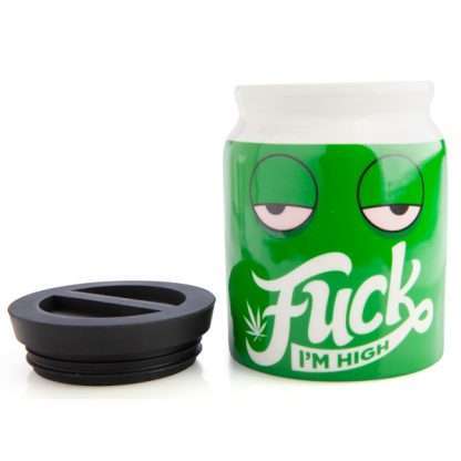 Large F*ck I'm High Stash It! Storage Jar - Image 2