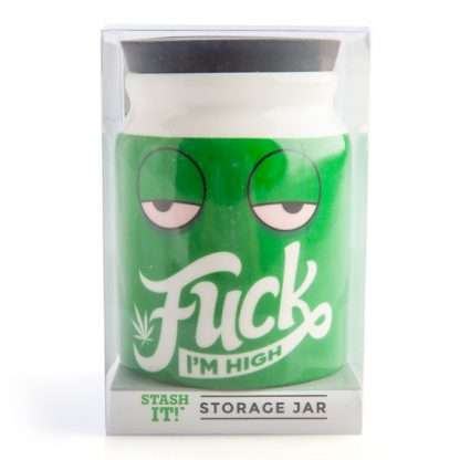 Large F*ck I'm High Stash It! Storage Jar - Image 3