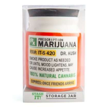 Large Prescription Marijuana Stash It! Storage Jar - Image 3
