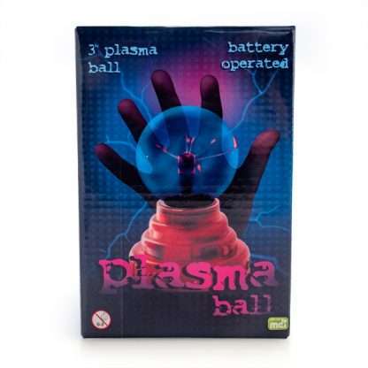 Battery Operated 3-inch Plasma Ball with Red Base - Image 4