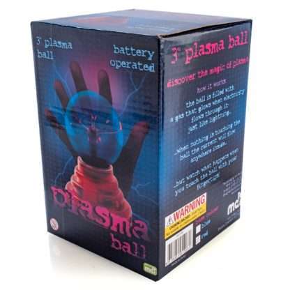 Battery Operated 3-inch Plasma Ball with Red Base - Image 5