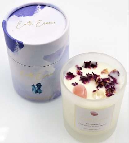 Crystal Soy Wax Candle Pink Champagne - Image 3