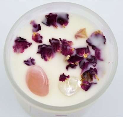 Crystal Soy Wax Candle Pink Champagne - Image 4