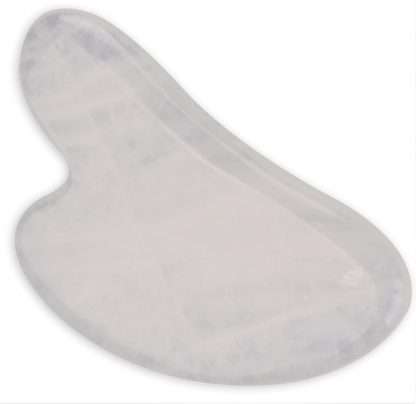 Heart Gua Sha Plate - Clear Quartz