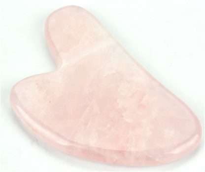 Heart Gua Sha Plate - Rose Quartz