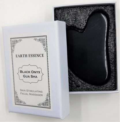 Heart Gua Sha Plate - Black Onyx - Image 2