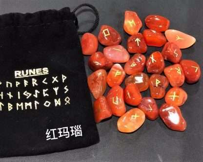 Rune Set Carnelian