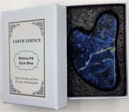 Heart Gua Sha Plate - Sodalite - Image 2
