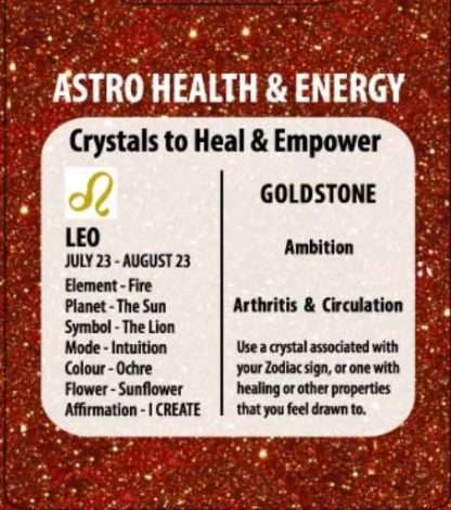 Zodiac Keyring GoldStone (Leo)