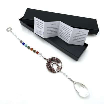 Tree of Life Suncatcher Rhodochrosite