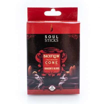 Soul Sticks Dragon's Blood Backflow Incense Cone - Image 2