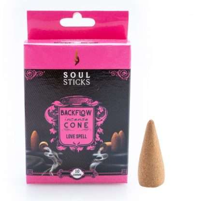 Soul Sticks Love Spell Backflow Incense Cone
