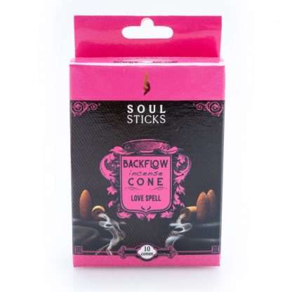 Soul Sticks Love Spell Backflow Incense Cone - Image 2