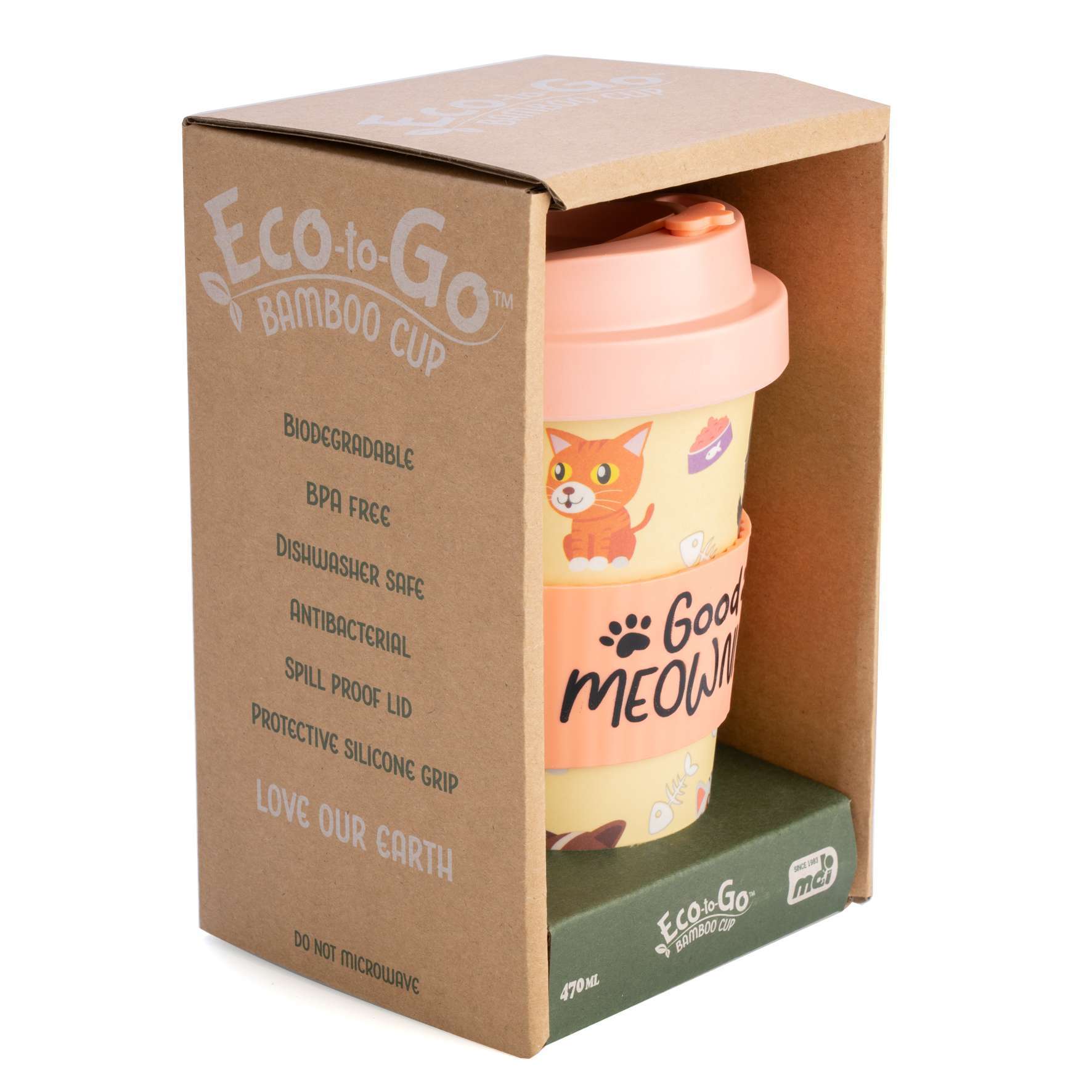 Cat Eco-to-Go Bamboo Cup - Image 4