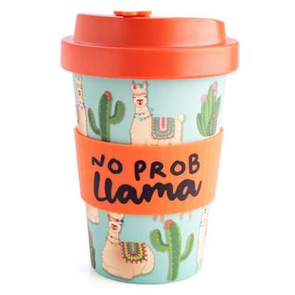 Llama Eco-to-Go Bamboo Cup - Image 2