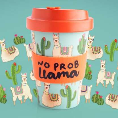 Llama Eco-to-Go Bamboo Cup - Image 4