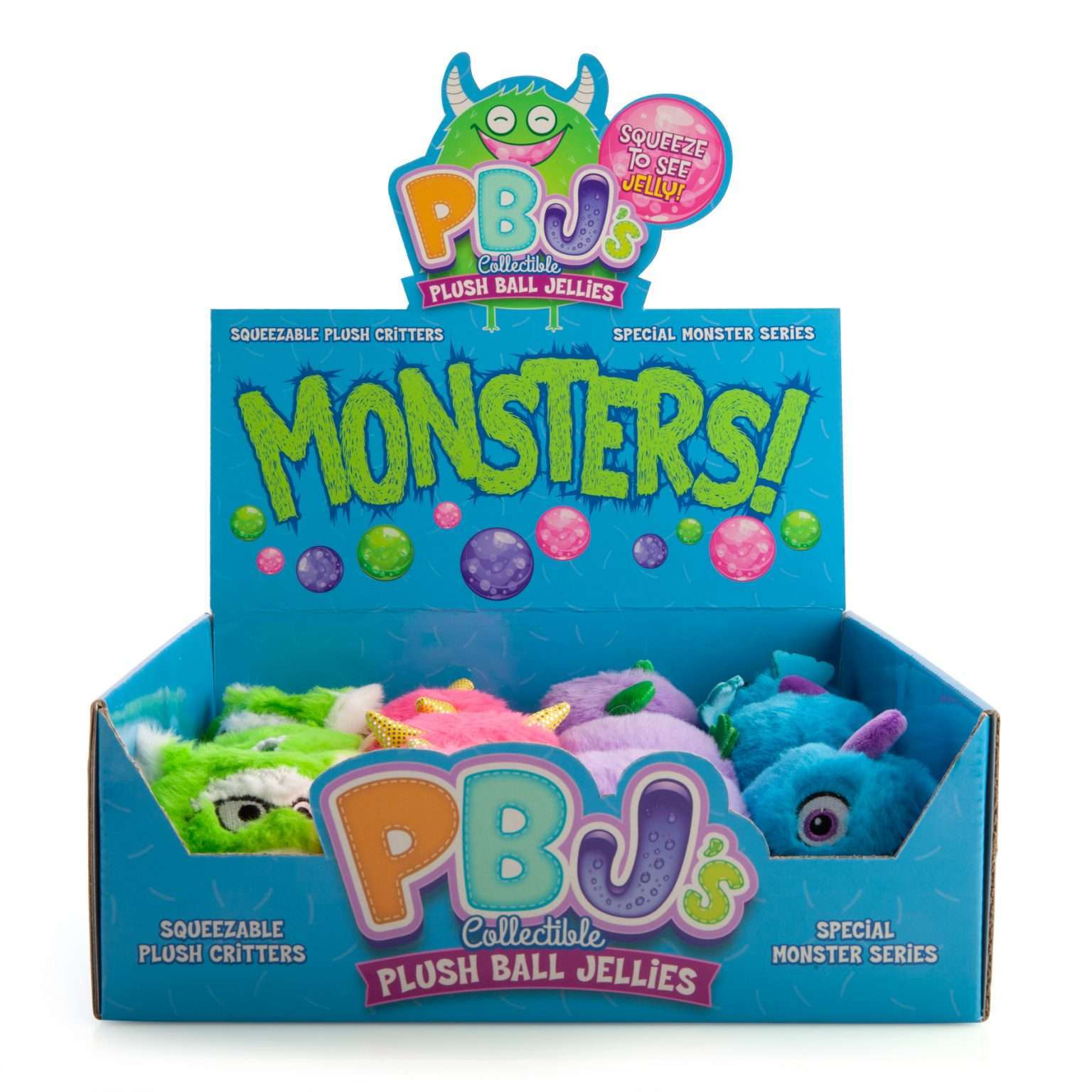 Monsters Plush Ball Jellies Carolina Trading