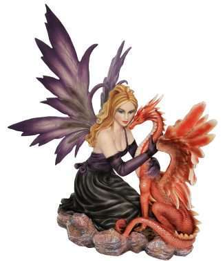 Summer Fairy with Red Dragon