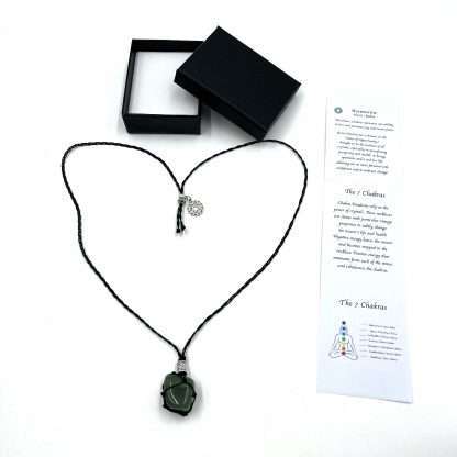 Braided Stone Necklace Aventurine - Image 2