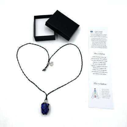 Braided Stone Necklace Lapis Lazuli - Image 2
