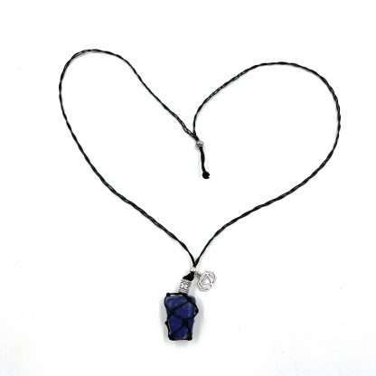 Braided Stone Necklace Lapis Lazuli - Image 3