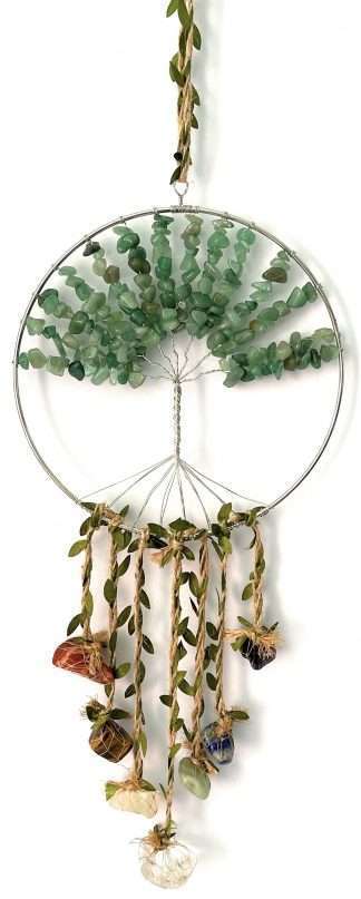 Crystal Tree of Life Dreamcatcher Aventurine - 7Chakras