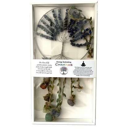 Crystal Tree of Life Dreamcatcher Lapis Lazuli - 7Chakras - Image 3