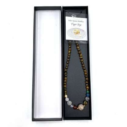 Solar System Necklace Tiger Eye - Image 2