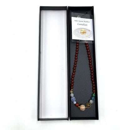 Solar System Necklace Carnelian - Image 2