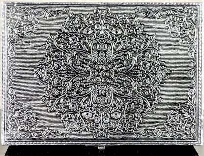 Silver Jewellery Box Lotus Mandala - Image 4