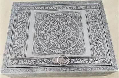 Silver Jewellery Box Mandala