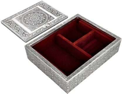 Silver Jewellery Box Mandala - Image 3