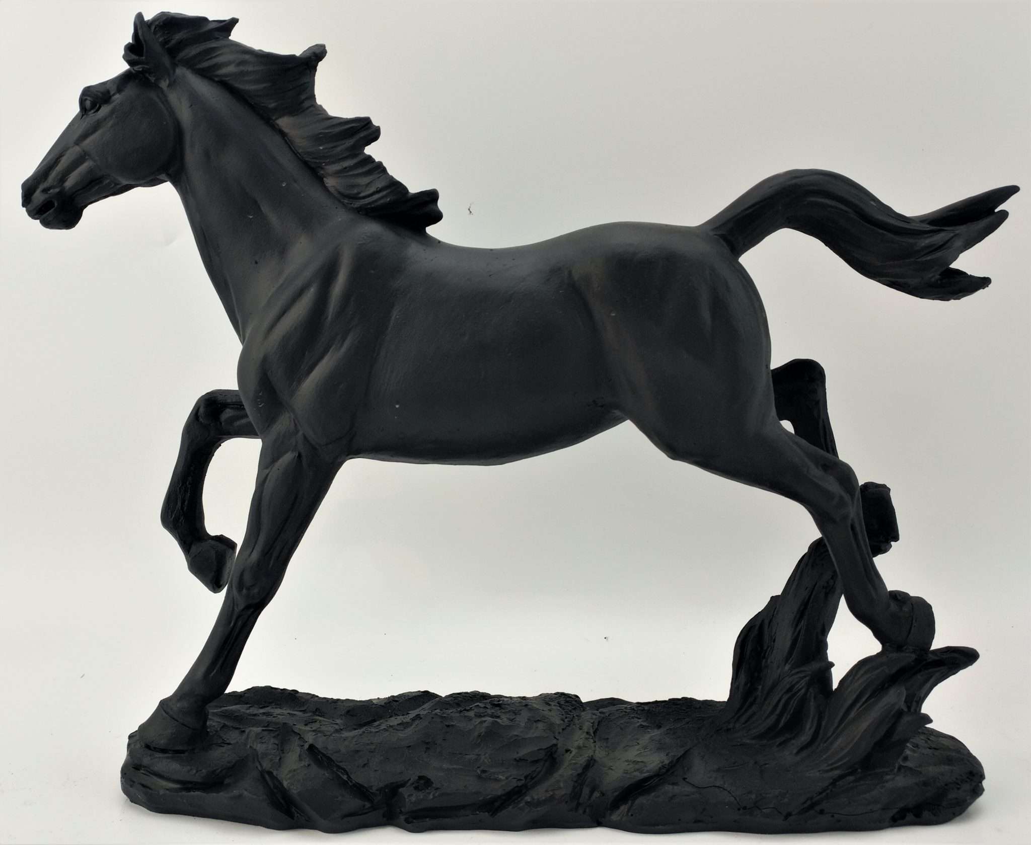 Black Horse Figurine Carolina Trading