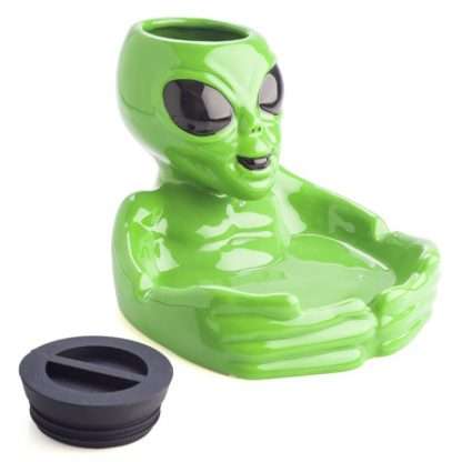 Stash It! Alien Storage Jar & Ashtray - Image 2