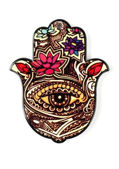 Ceramic Boho Hamsa Hand