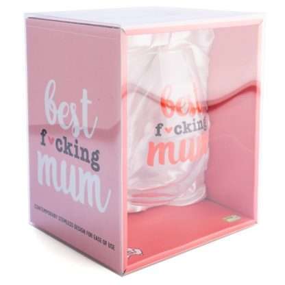 Best F*cking Mum Stemless Wine Glass - Image 2