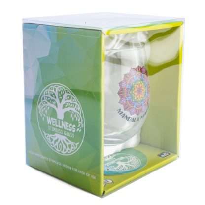 Mandala Tallulah Wellness Stemless Glass - Image 2