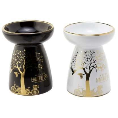 Eden Metallic Gold Tree Ceramic Oil and Wax Burner
