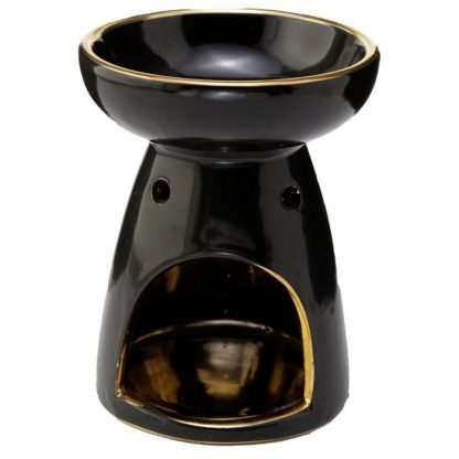 Eden Metallic Gold Tree Ceramic Oil and Wax Burner - Image 7