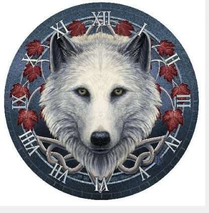 Lisa Parker Guardian of the Fall Picture Clock