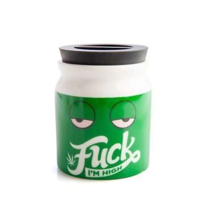 Small F*ck I'm High Stash It! Storage Jar