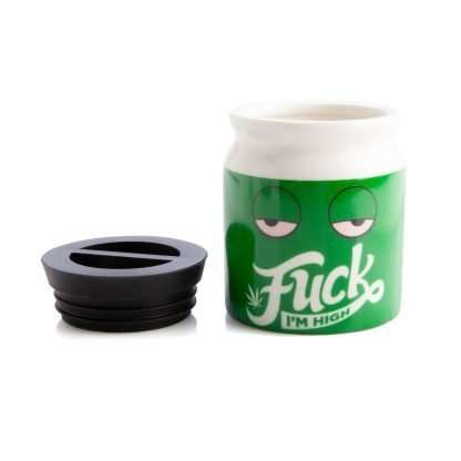 Small F*ck I'm High Stash It! Storage Jar - Image 2