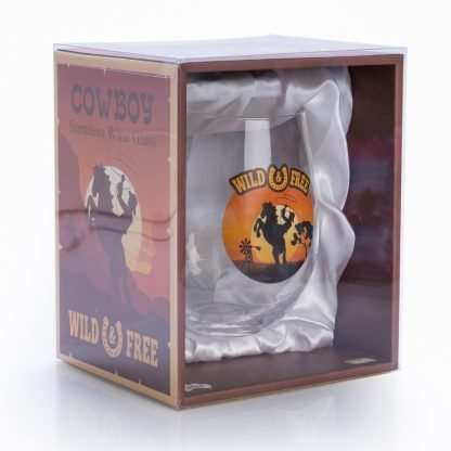 Wild and Free Stemless Wine Glass - Image 3